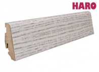 Плинтус Haro Ламинированный Дуб Альпийский Серый. 5,8x1,9