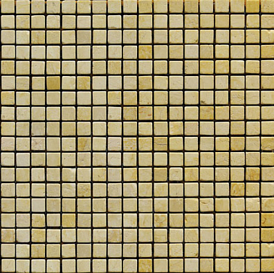 Мозаика Bertini Mosaic Marble Egyption Yellow (1,5x1,5) 30,5x30,5