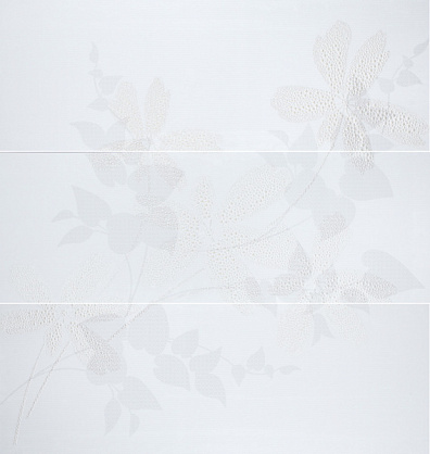 Панно Porcelanosa Glass Flower Blanco 31,6x90