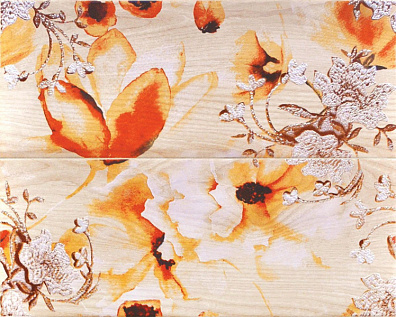 Панно Opoczno Golden Roses Flower 40x50 (комплект)