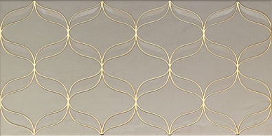 Декор Vitra Ethereal Gold Geometric Decor L.Beige Glossy 30x60