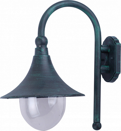 Настенный уличный светильник Arte Lamp Malaga A1082AL-1BG