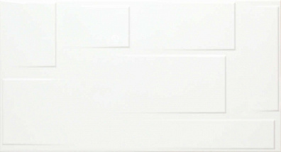 Настенная плитка Fanal Blocks Blanco Relieve 32.5x60