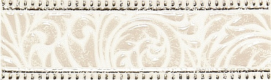 Бордюр Gracia Ceramica Fiora White 01 7,5x25