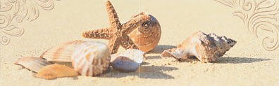 Панно Gracia Ceramica Amalfi Sand 03 25x80 (комплект)