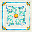 Декор Savoia Italia Cotto Mediterraneo Procida Blu 16,5x16,5