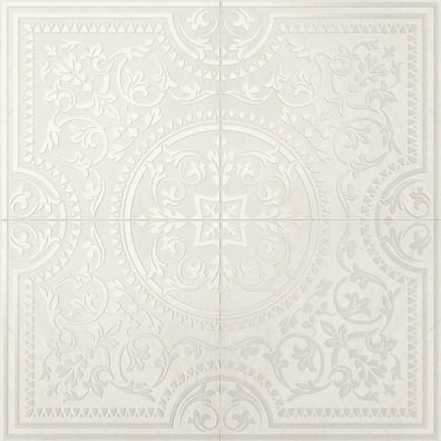 Панно Fondovalle Crystall Rosone bianco 120x120 (комплект)