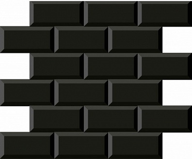 Настенная плитка Dune Black & White Mosaico Minimetro Negro 29,1x29,6