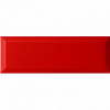 Настенная плитка Monopole Farfalla Rojo Brillo Bisel 10x30 — фото1