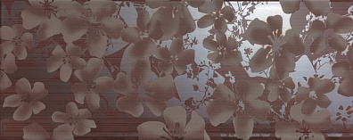 Декор Italon Screen Inserto Wallpaper Chocolate 20x50