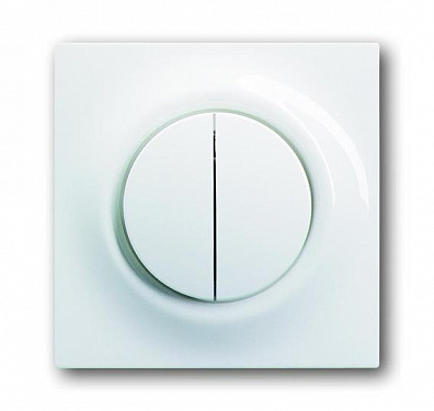 Накладка выключателя ABB Impuls 1753-0-4856 Альпийский белый (Кнопка)