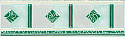 Бордюр Kerama Marazzi Карелия C726-8047 Зеленый 20x5,8