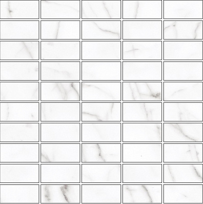 Мозаичный декор Kerranova Black and White White m07 30,7x30,7