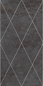 Декор Petracer`s Ad Maiora Rhombus Platino Su Nero 50x100