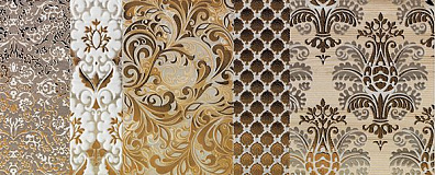 Декор Impronta Ceramiche Shine Batik Oro Dec.C 24x59