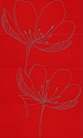 Панно Viva Ceramica Gotha Dream B Red 4 pc. 25x60 (комплект)