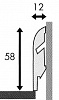 Плинтус Quick Step Ламинированный Дуб Фламандский 5,8x1,2 — фото1