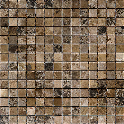 Мозаика Bertini Mosaic Marble Dark Imperador (2x2) 30,5x30,5