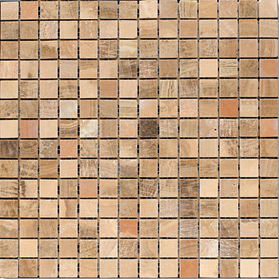 Мозаика Bertini Mosaic Marble Wood-Grain Yellow (2x2) 30,5x30,5