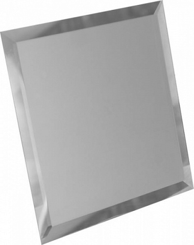 Настенная плитка ДСТ Зеркальная Квадратная Серебро 18x18
