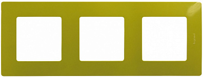 Рамка Legrand Etika 672543 Зеленый папоротник (3 поста)