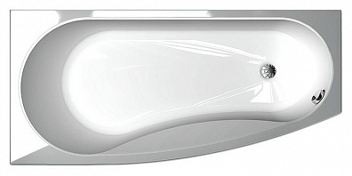 Акриловая ванна Акватек Пандора 160 см, с фронтальным экраном, L