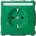 Электрическая розетка Schneider Electric Merten Artec/Antique MTN2303-4004 Зеленый