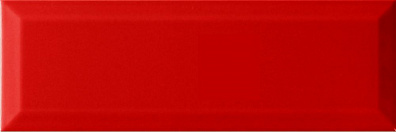 Настенная плитка Monopole Farfalla Rojo Brillo Bisel 10x30