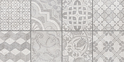 Декор Ceramica Classic Tile Bastion Мозаика Серый С Пропилами 20x40