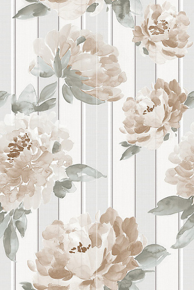 Панно Arcana Ceramica Versailles Blossom-2 Gris 50x75