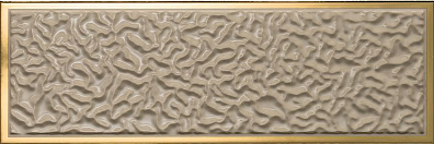 Декор Versace Gold Decori Acqua Cornice Marrone Oro 25x75