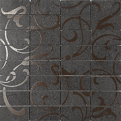 Мозаичный декор Kerama Marazzi Фьорд DP168-015 Черный 30x30