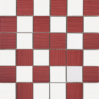 Мозаичный декор Fanal Ocean Mosaico Blanco-Rojo 32.5x32.5
