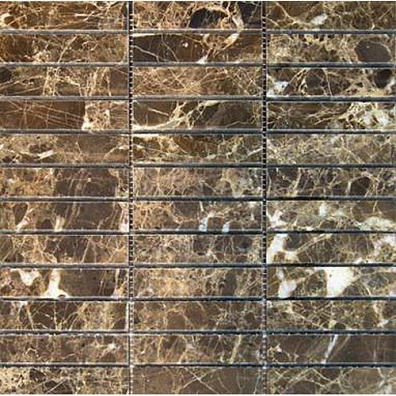 Мозаика Bertini Mosaic Natural Stone Achat Dark Imperador Polished 30x30