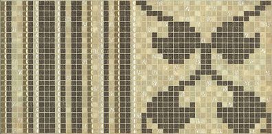 Декор Mainzu Petra Dec. Mosaico Lineal Dorado 15x30
