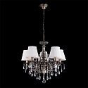 Подвесная люстра Eurosvet 3646 3646/5 античная бронза/прозрачный хрусталь Strotskis