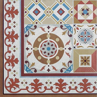 Вставка APE Ceramica Living Roseton Sueca Pearl 45x45