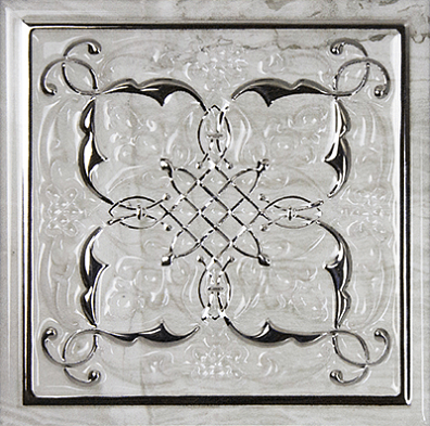 Декор Monopole Petra Armonia Silver B 15x15
