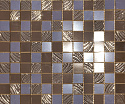 Мозаичный декор Paul Ceramiche Skyfall Brown 25x30