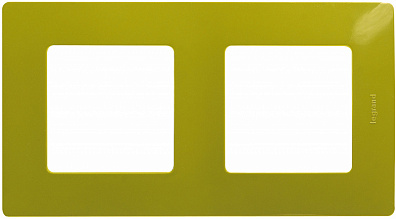 Рамка Legrand Etika 672542 Зеленый папоротник (2 поста)
