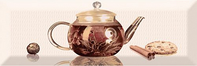 Декор Absolute Keramika Tea 01 & Wine 01 Tea 01 A 10x30 (комплект)