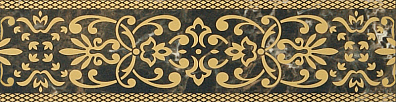 Бордюр Gracia Ceramica Bohemia Brown border 01 25x6,5