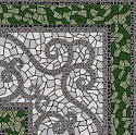 Напольная плитка Golden Tile Византия Зеленый 30x30