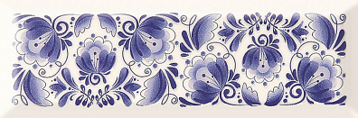 Декор Gracia Ceramica Metro Gzhel 01 10x30
