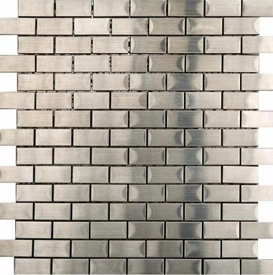 Мозаика L'Antic Colonial Metal Brick Acero (20x40) 28x29,5