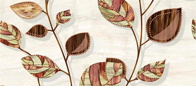 Декор Cersanit Greenfield Многоцветный лист 1 20x44