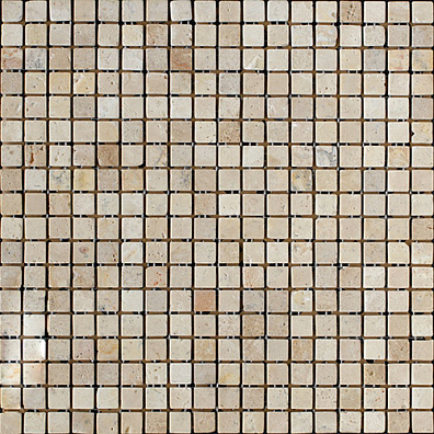 Мозаика Bertini Mosaic Marble Chinese Travertine (1,5x1,5) 30,5x30,5