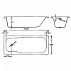 Стальная ванна BLB Atlantica B80A handles с отверстиями для ручек (208 мм) — фото1