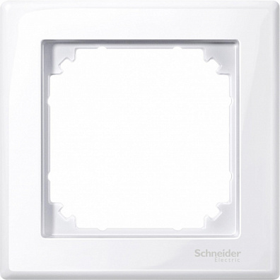 Рамка Schneider Electric Merten System M MTN478125 Активный белый (1 пост)