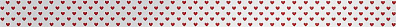 Бордюр FAP Cupido Amore Bianco Rosso Listello 6,5x91,5